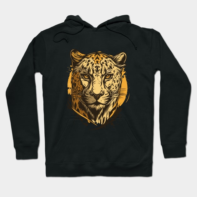 Graffiti Paint Jaguar Creative Hoodie by Cubebox